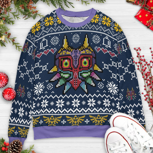Ugly Christmas Sweatshirt - D4SD8JD7