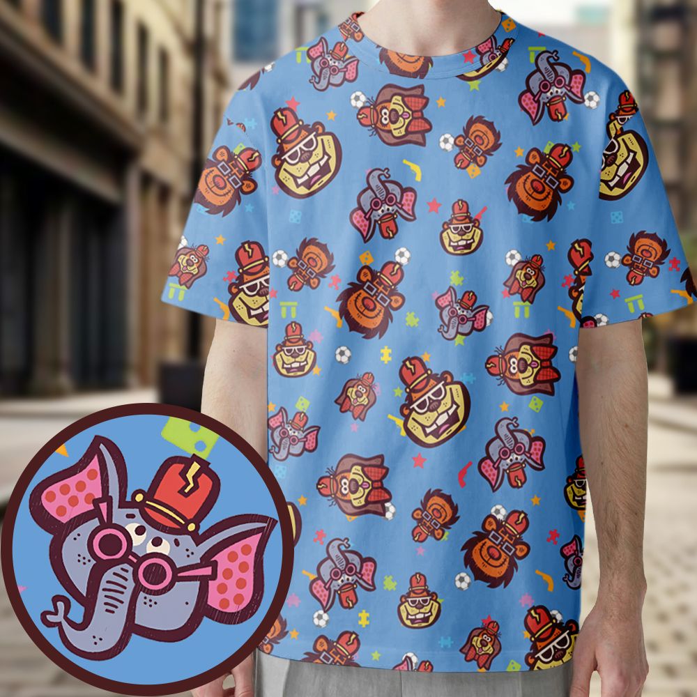 All-Over Print Unisex T-Shirt - J5R85AH3 -  - 1