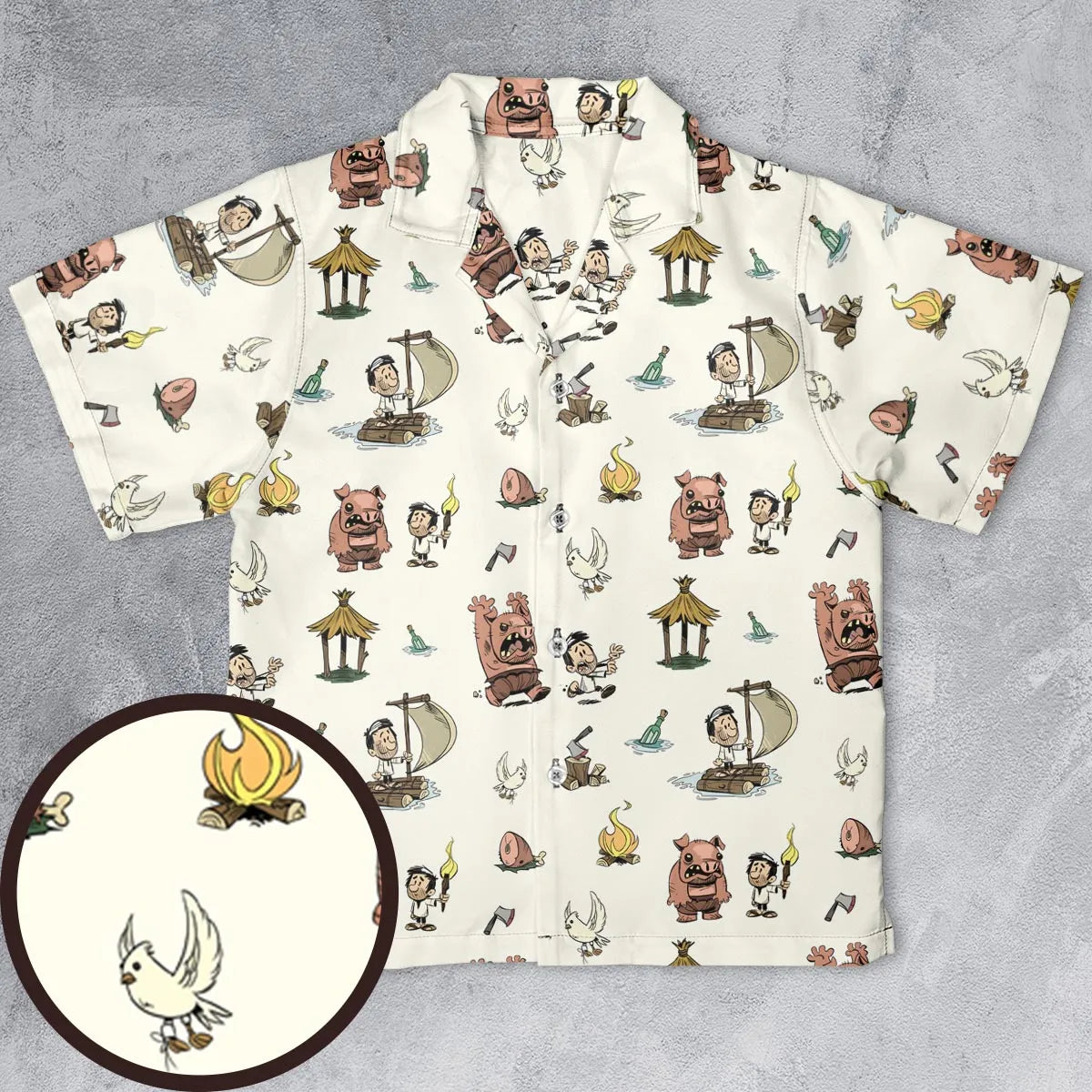 Youth Hawaiian Shirt - AES9XR3J