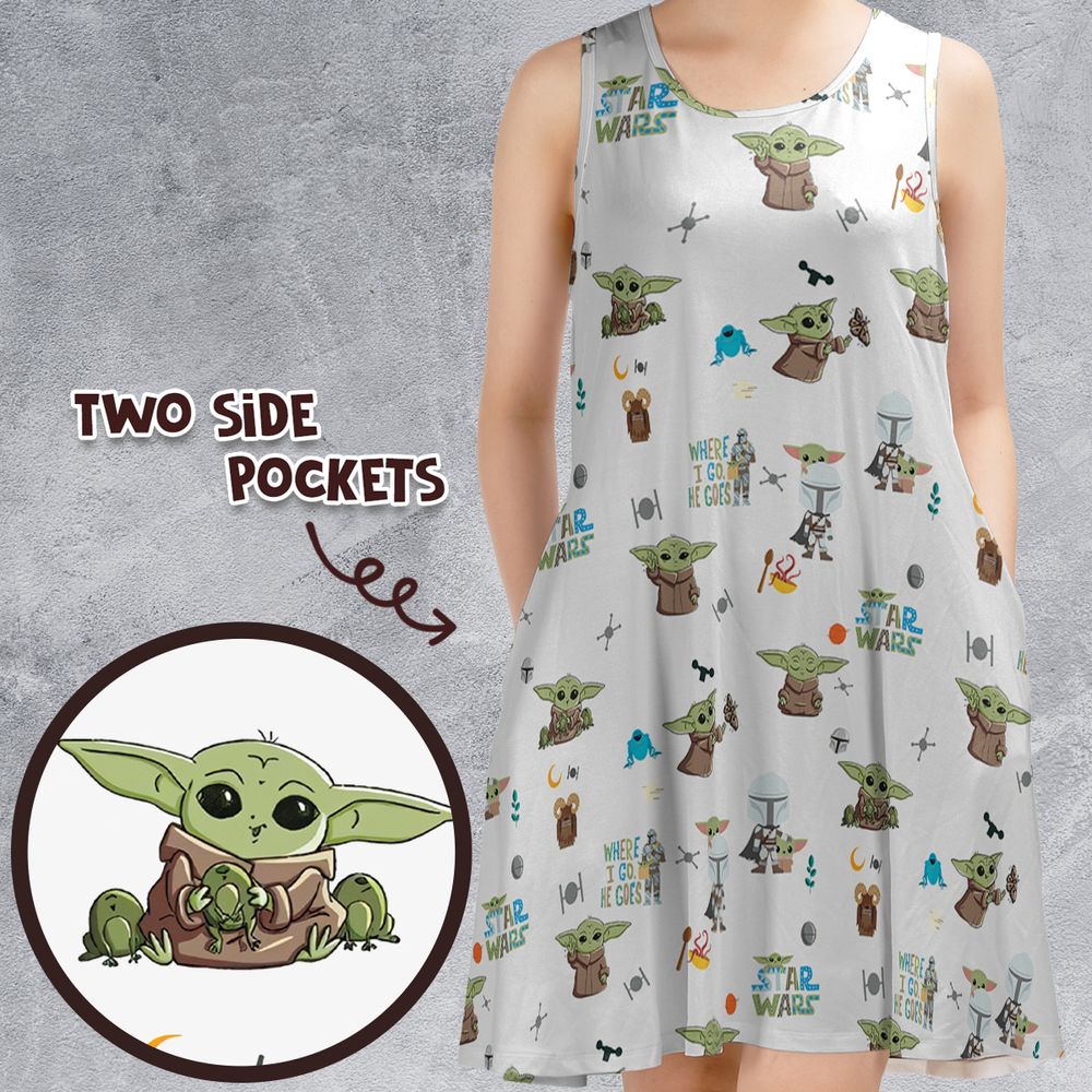 Sleeveless Dress - 8PVP7P7S -  - 1