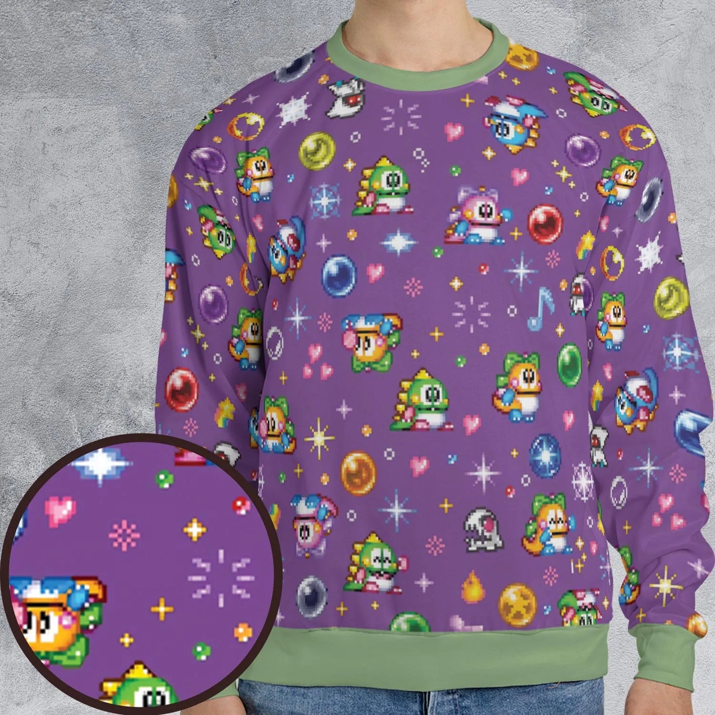 All-over Print Sweatshirt - XZ6V7K29