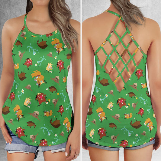 Criss Cross Tank Top - N1J27BW4 -  - 1