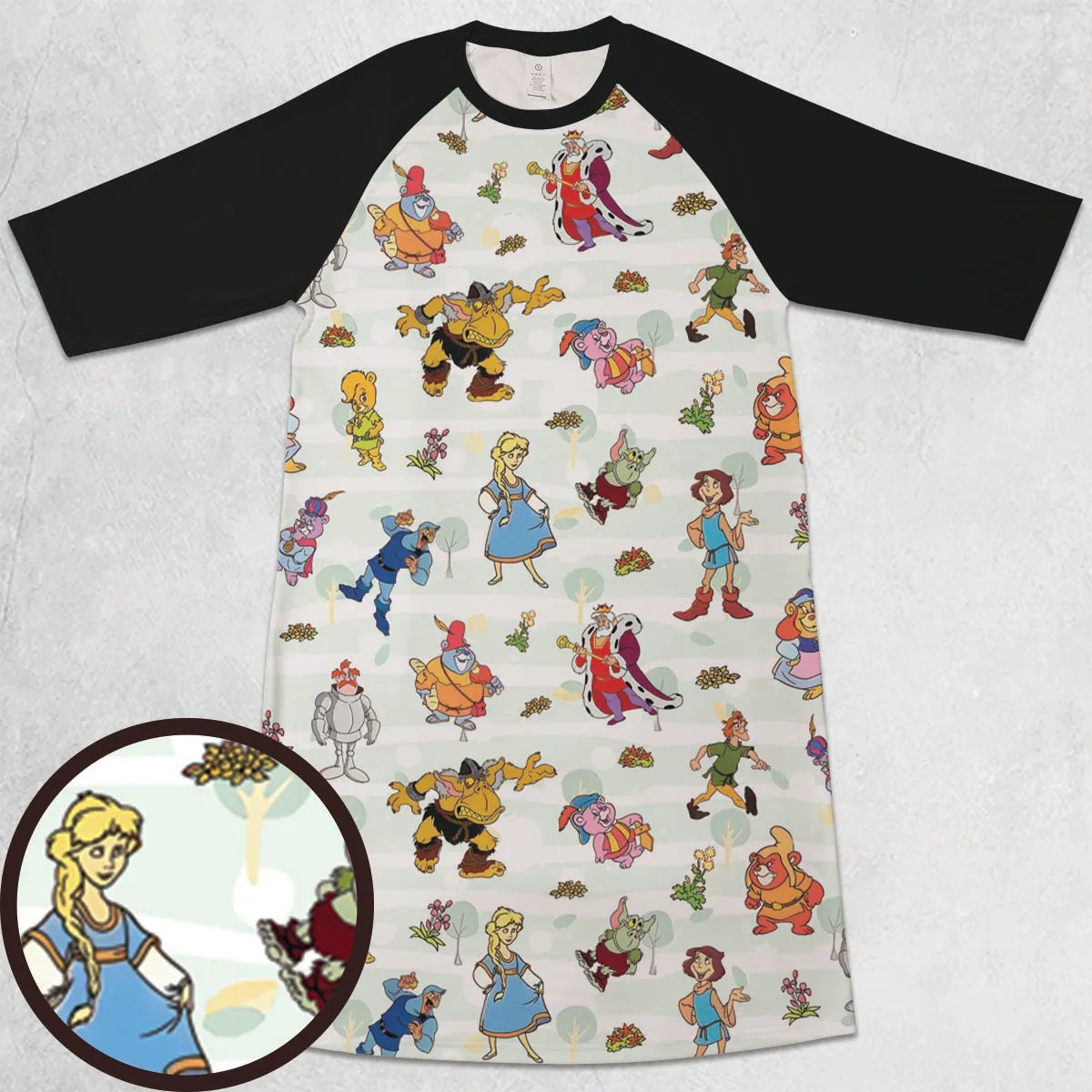 3/4 Sleeve Raglan Dress - 97C9F2ME