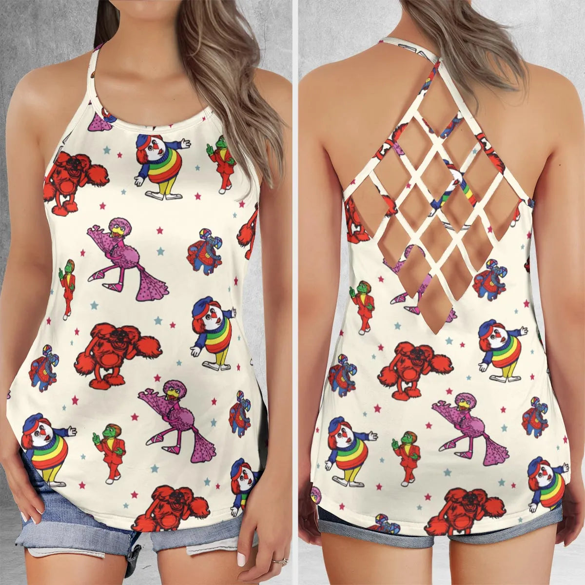 Criss Cross Tank Top - 7971W96C