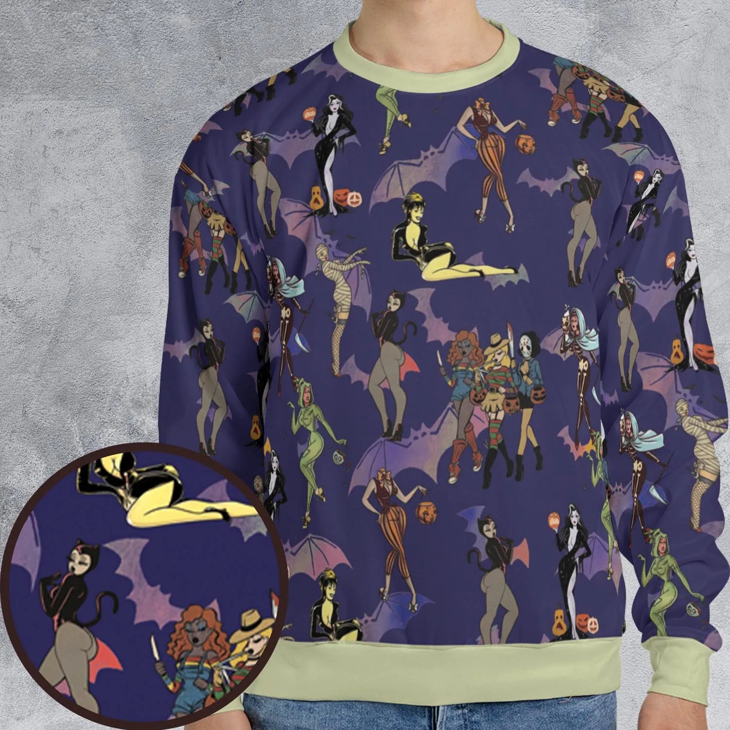 All-over Print Sweatshirt - 2ARJXMZK