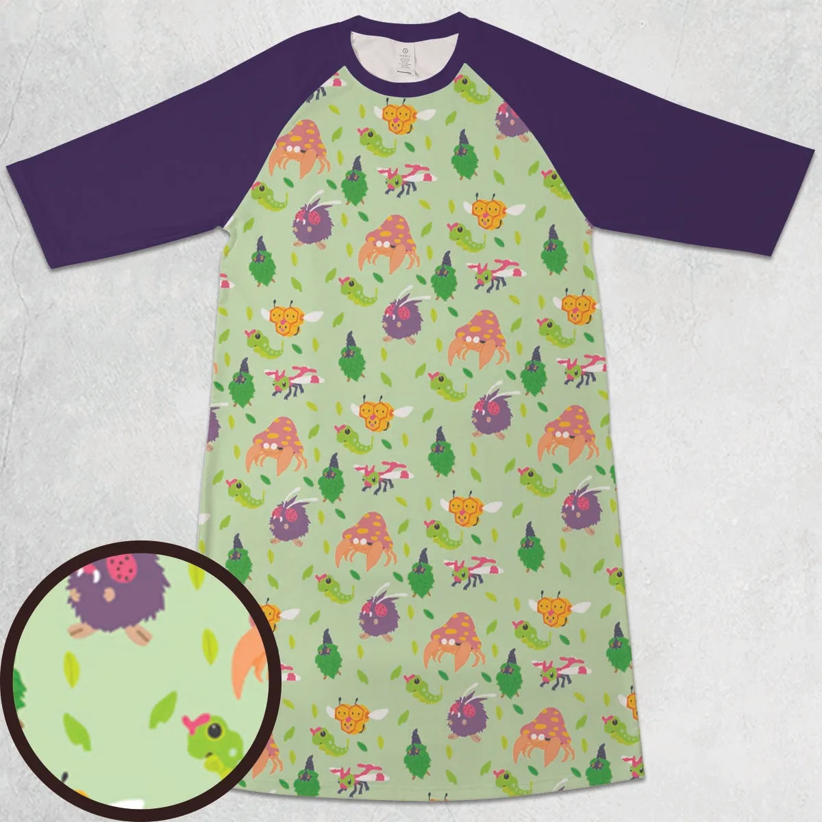 3/4 Sleeve Raglan Dress - 3T71F6JM