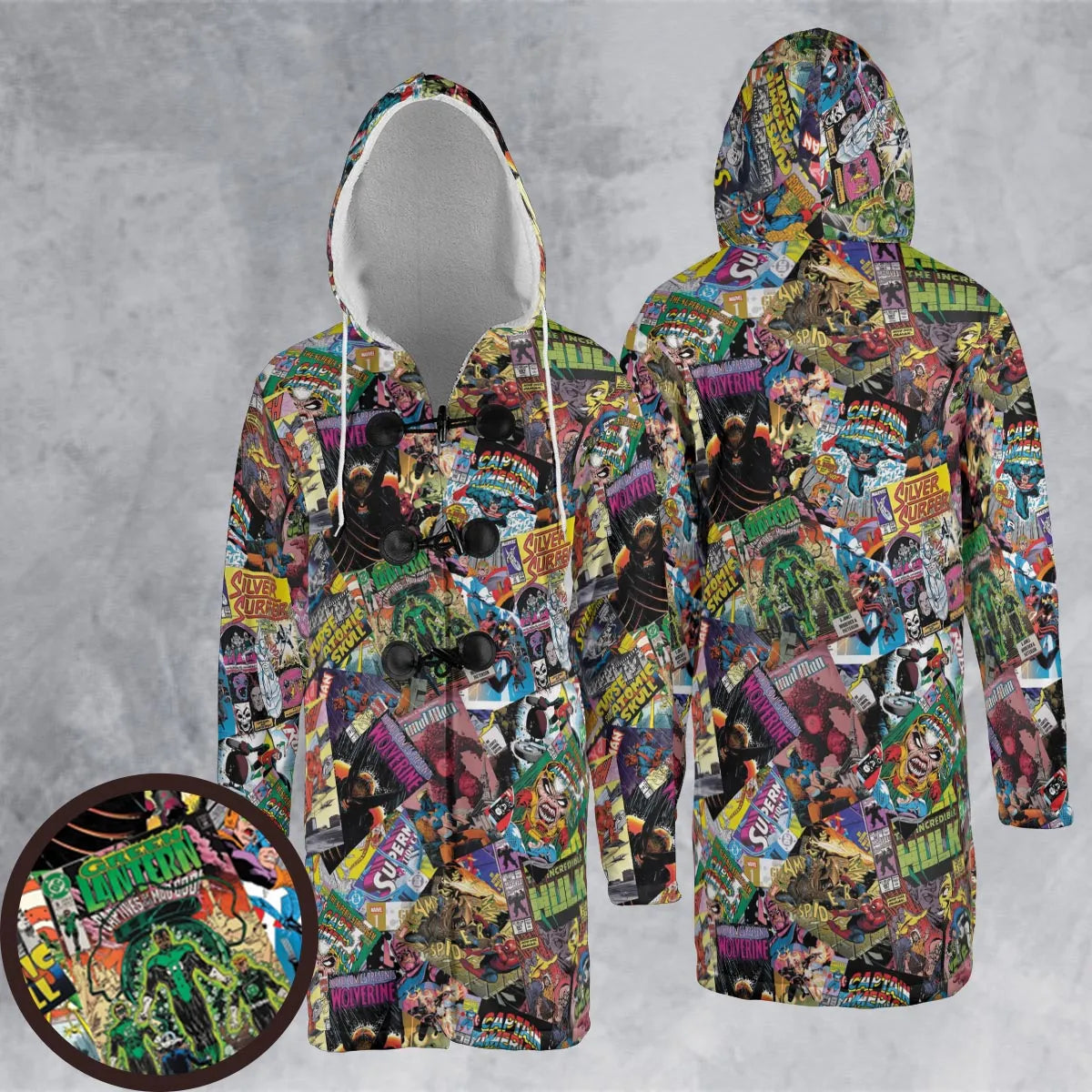 Hooded Cloak Coat - 5TDAHFJW