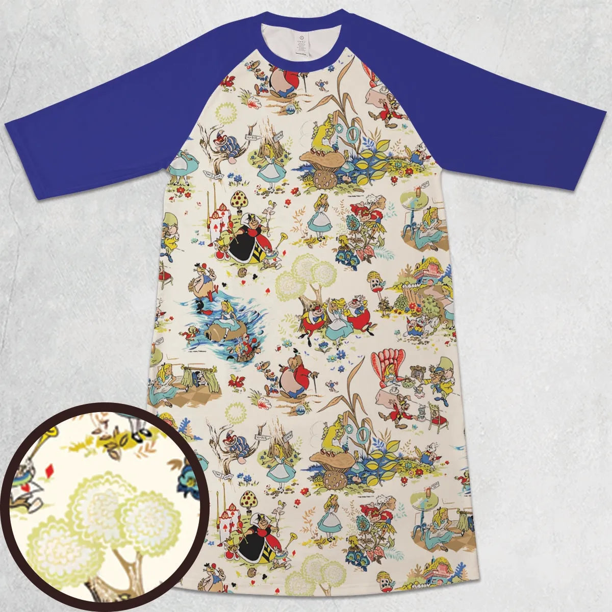 3/4 Sleeve Raglan Dress - WKFA9PMD