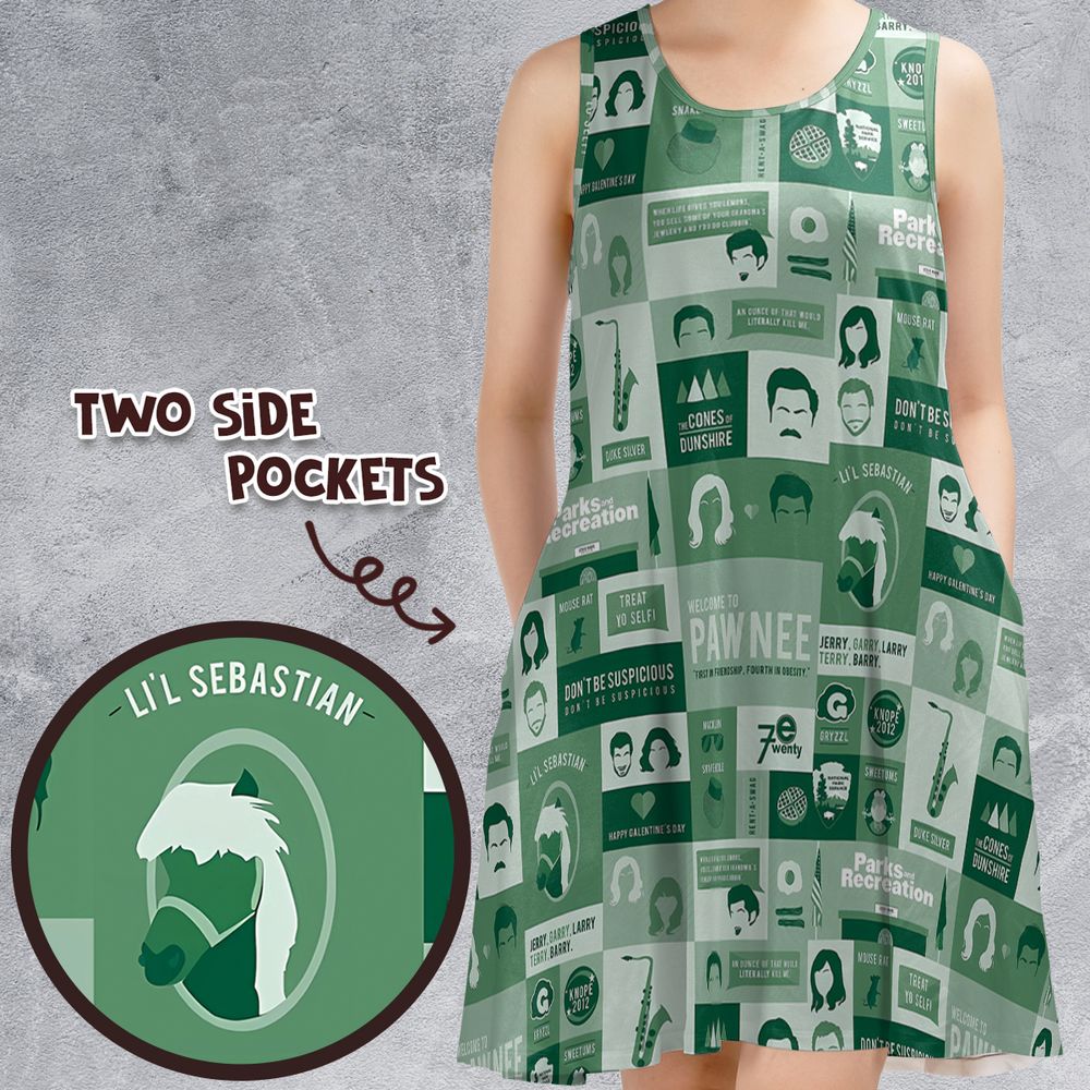 Sleeveless Dress - FTKKR1QM -  - 1