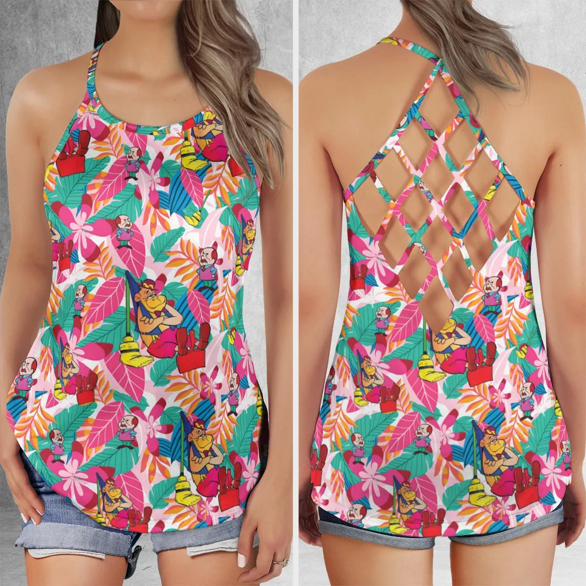 Criss Cross Tank Top - KCNWMJUC