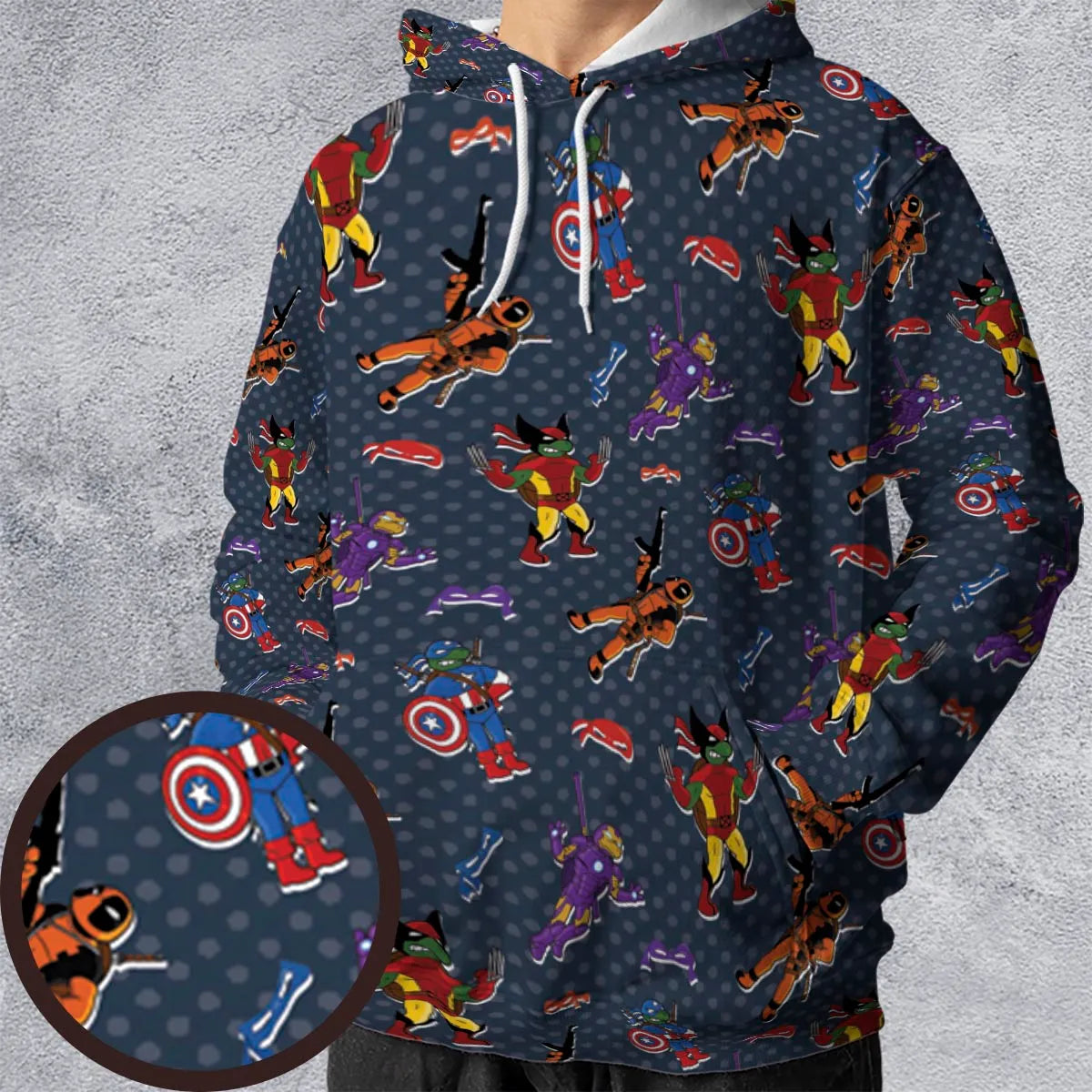 All-over Print Hoodie - WQXYUHS5