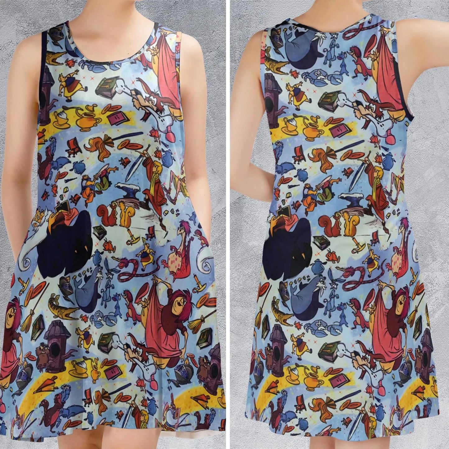 Sleeveless Dress - HQPUPY5C