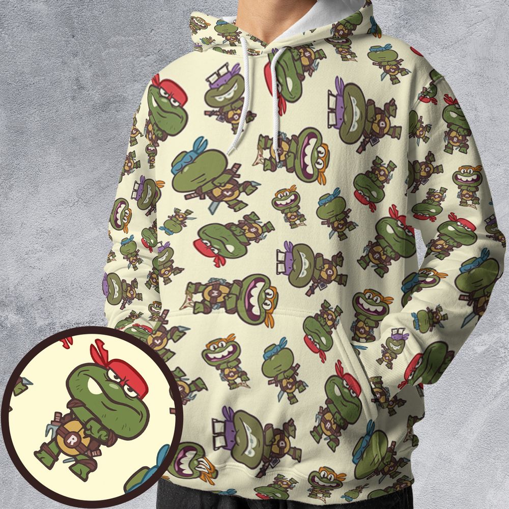All-over Print Hoodie - 6HPXQWDM -  - 1