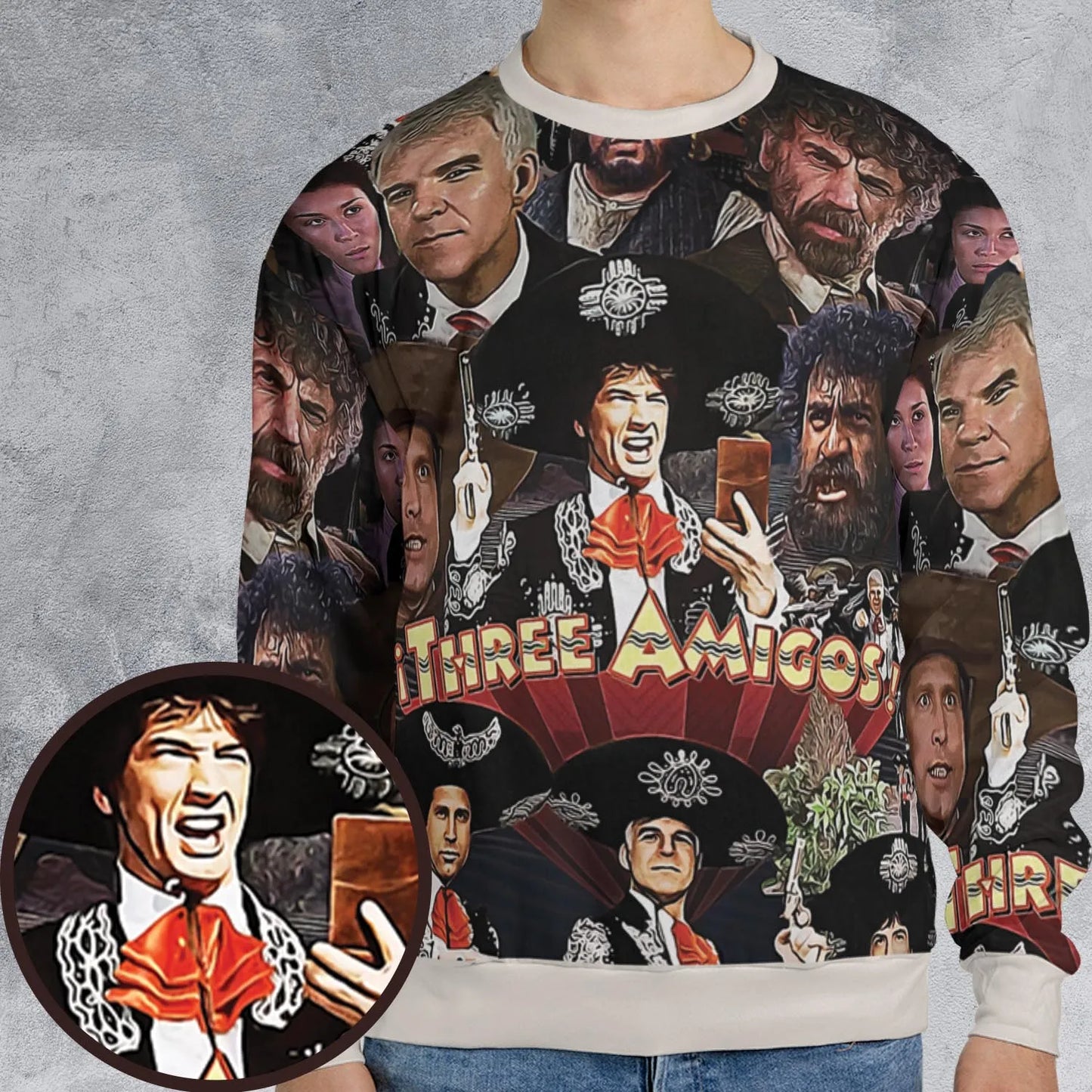 All-over Print Sweatshirt - 33DZDGX6