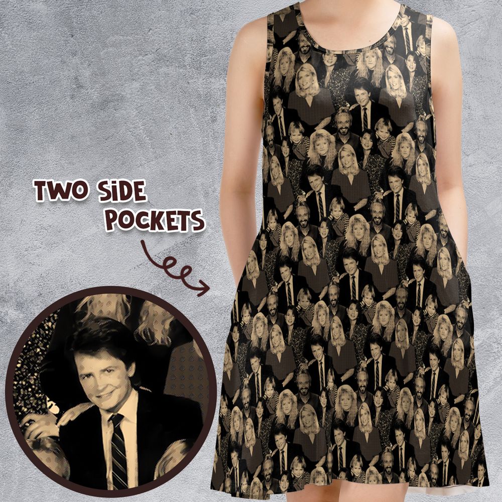 Sleeveless Dress - B1Z7KU6Y -  - 1