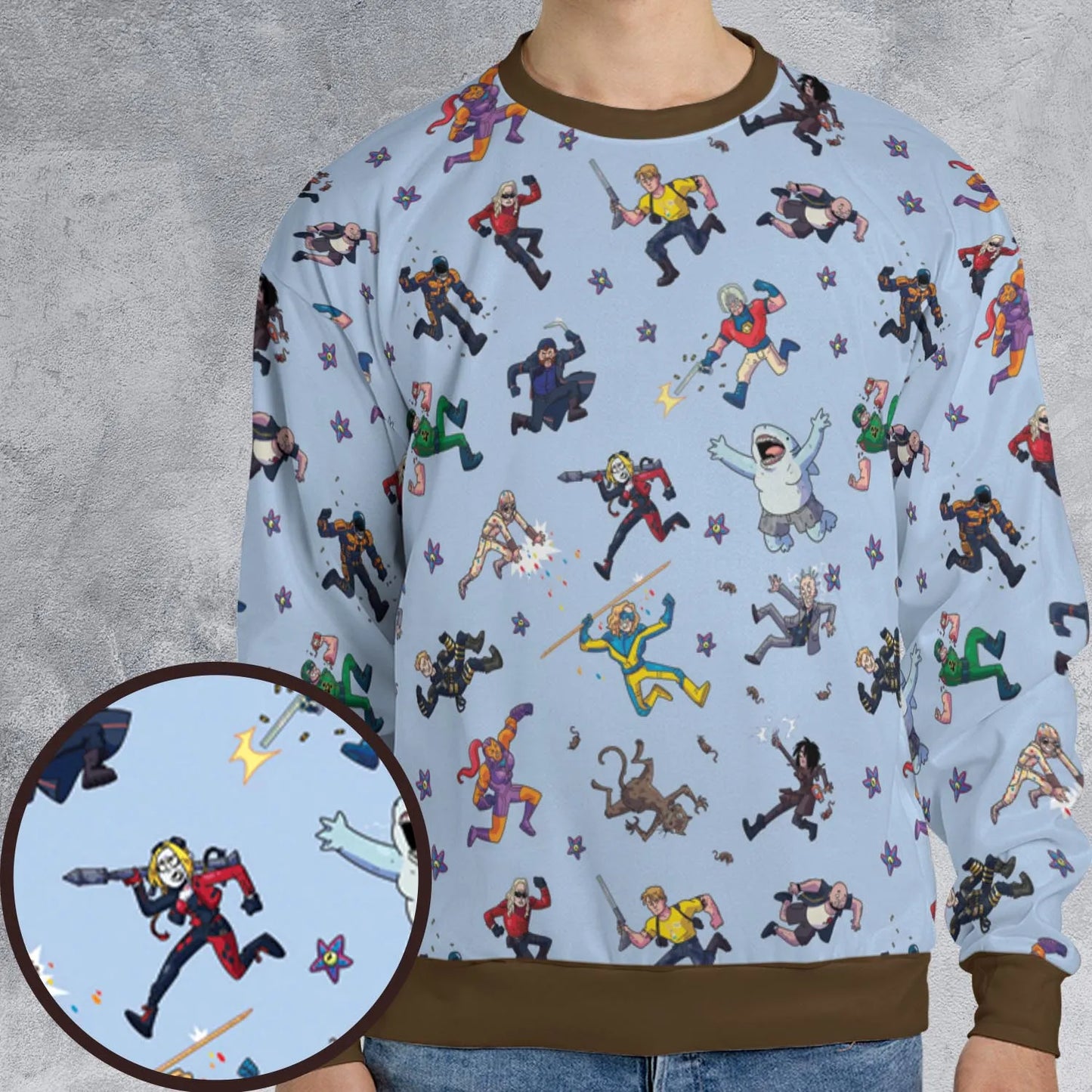 All-over Print Sweatshirt - J1YW75ED