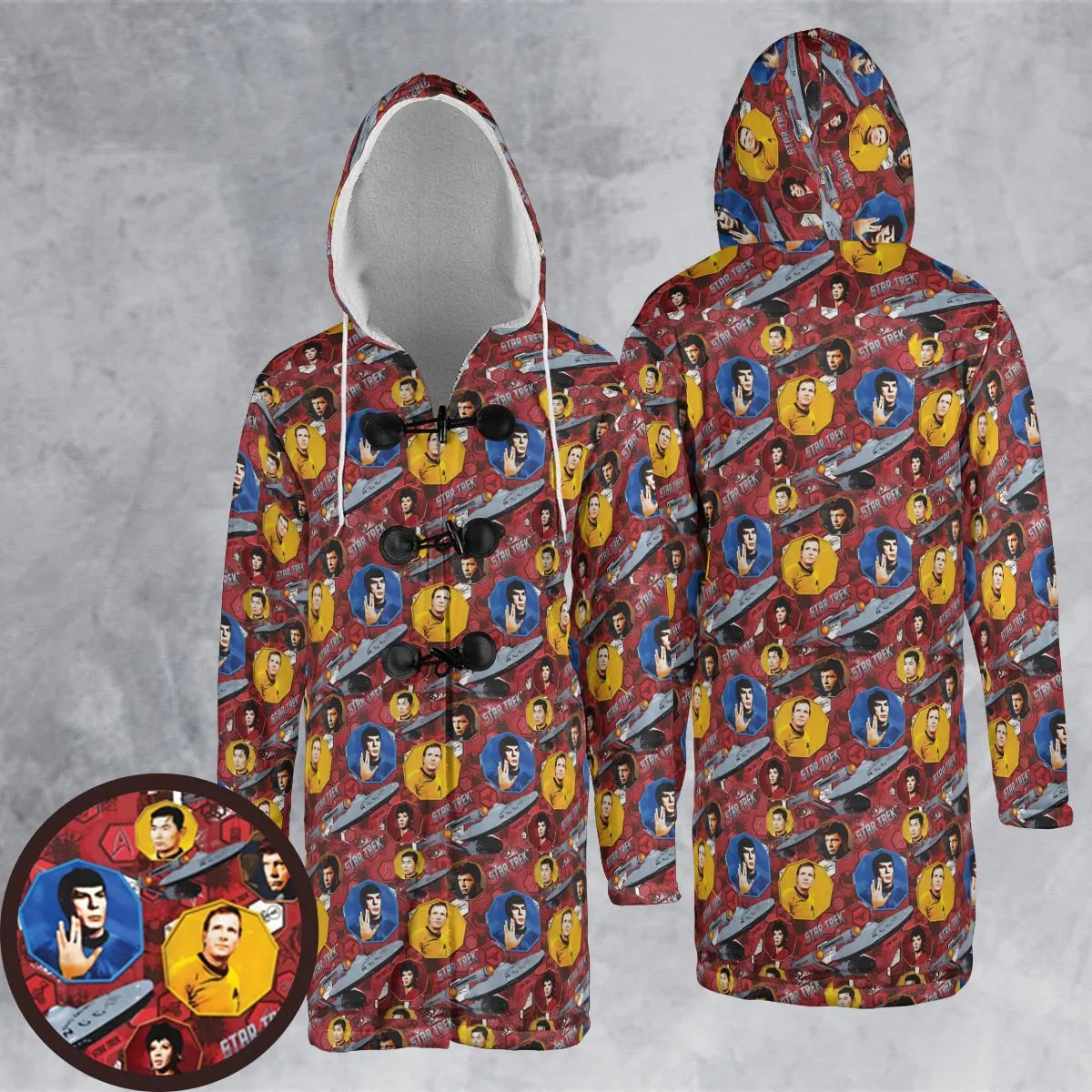 Hooded Cloak Coat - PAP6HCFN