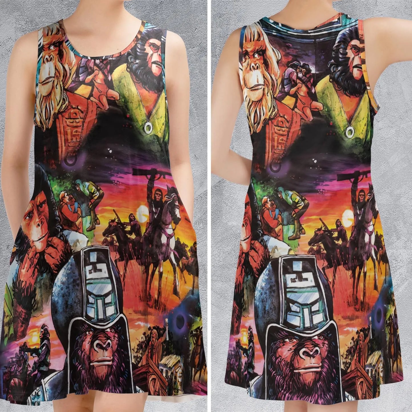 Sleeveless Dress - 66T46G49