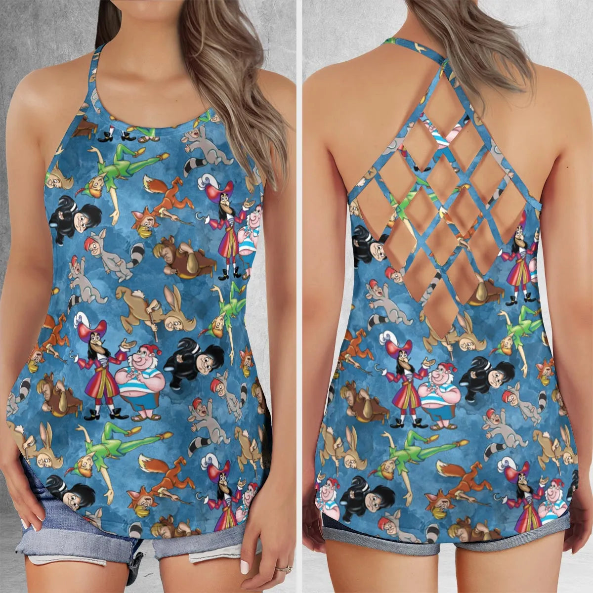 Criss Cross Tank Top - GVCQD48C