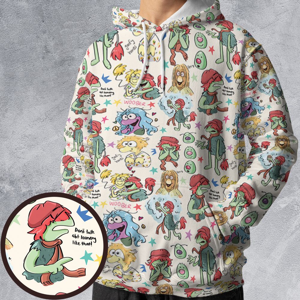 All-over Print Hoodie - FAMLNERU -  - 1