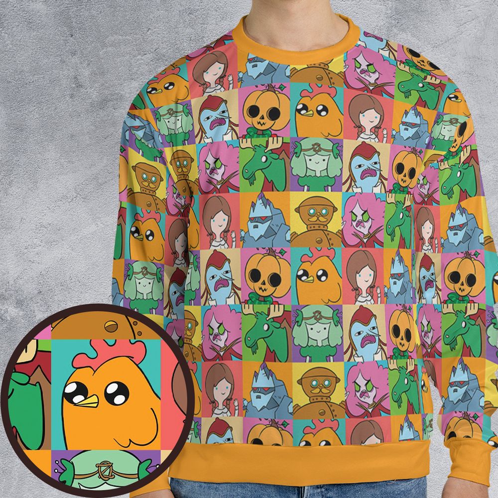 All-over Print Sweatshirt - 87EMFRA4 -  - 1