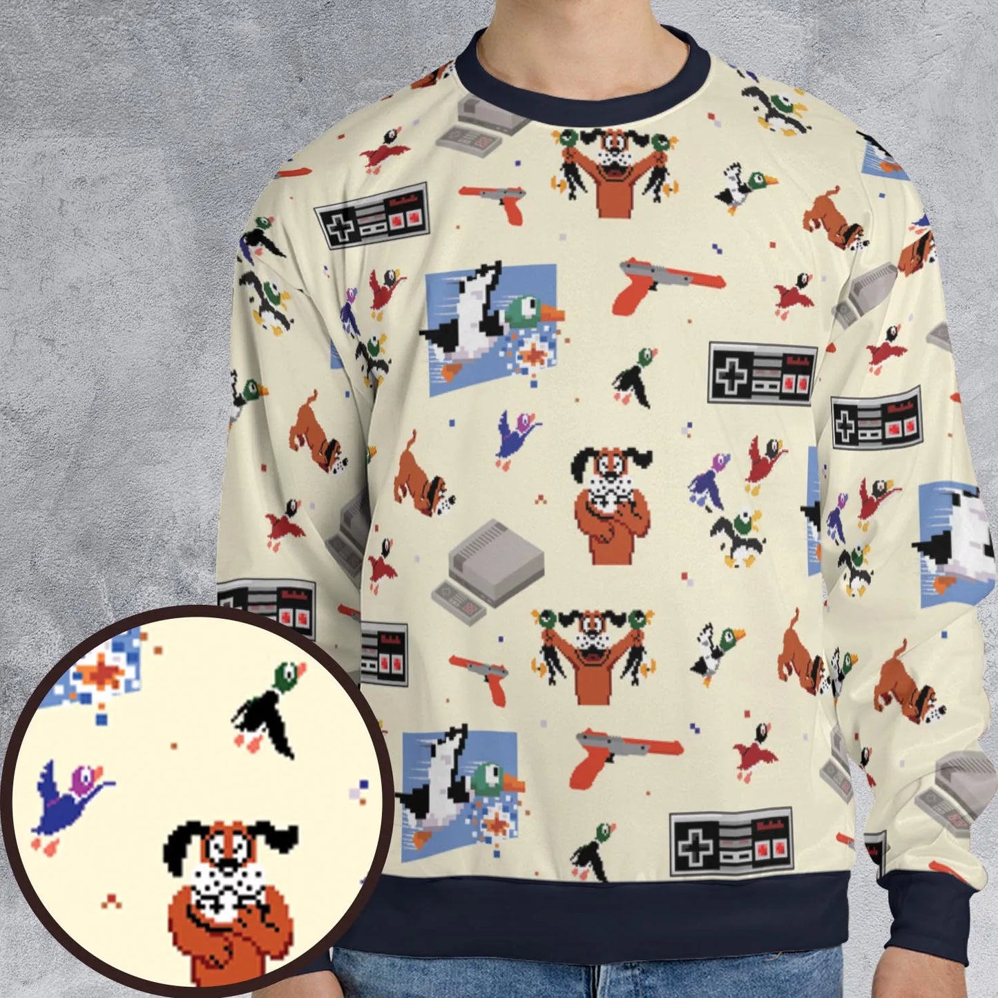 All-over Print Sweatshirt - LZLDUZTJ