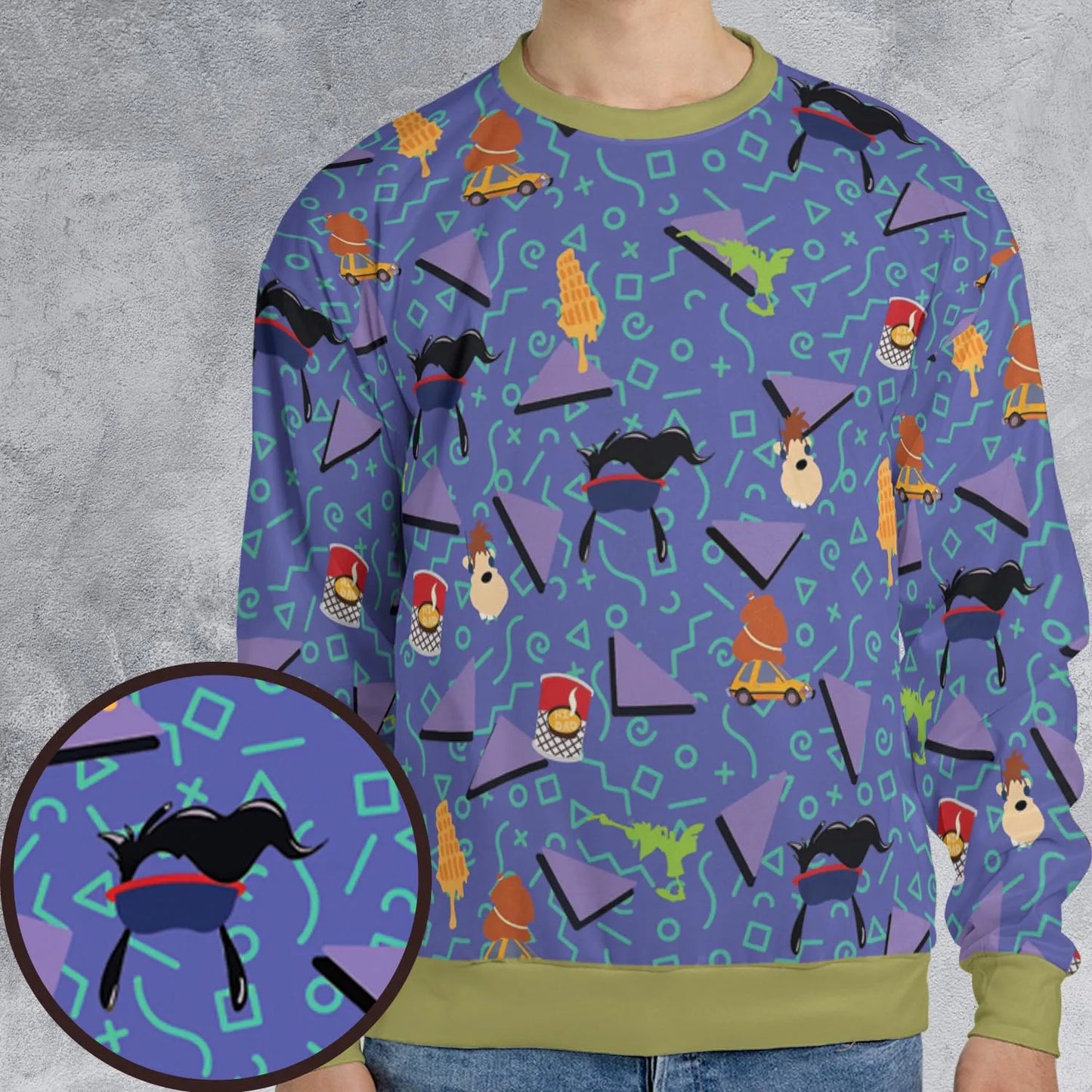 All-over Print Sweatshirt - AZJSUDWQ
