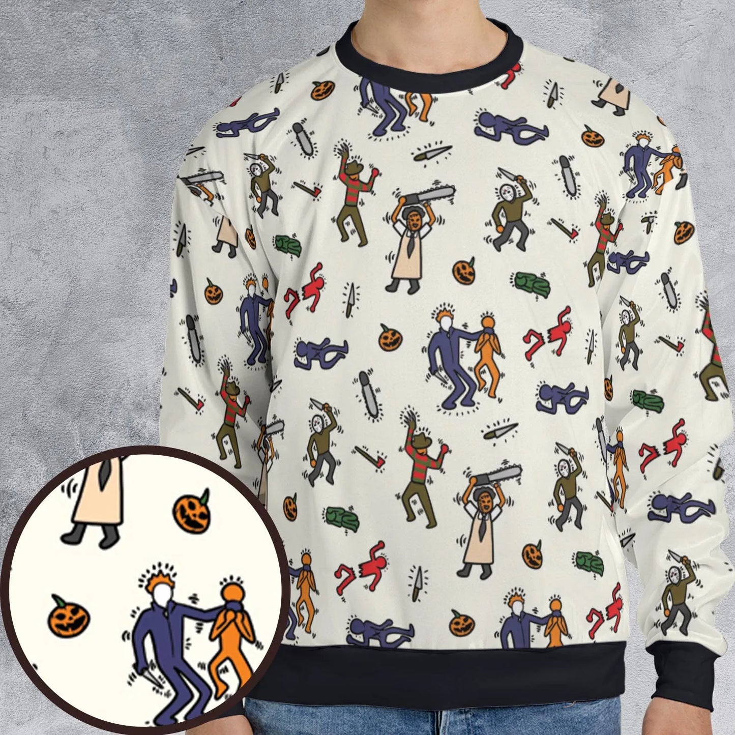 All-over Print Sweatshirt - ML3MKW7S
