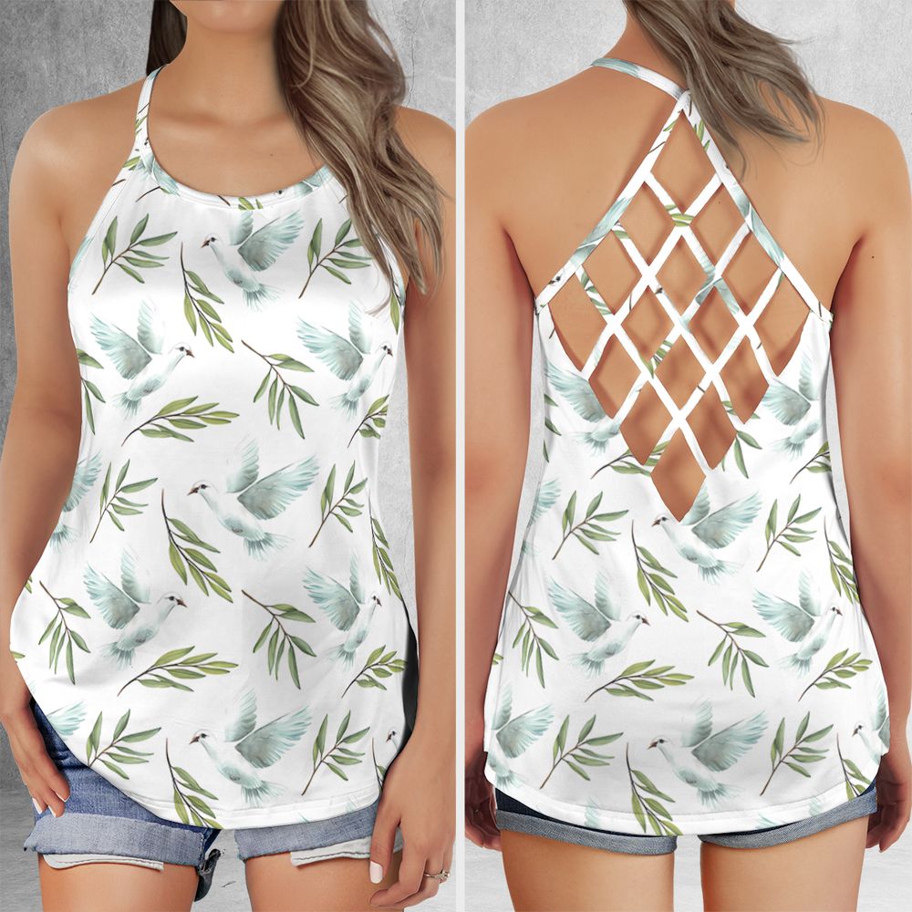 Criss Cross Tank Top - T83QX5MX -  - 1
