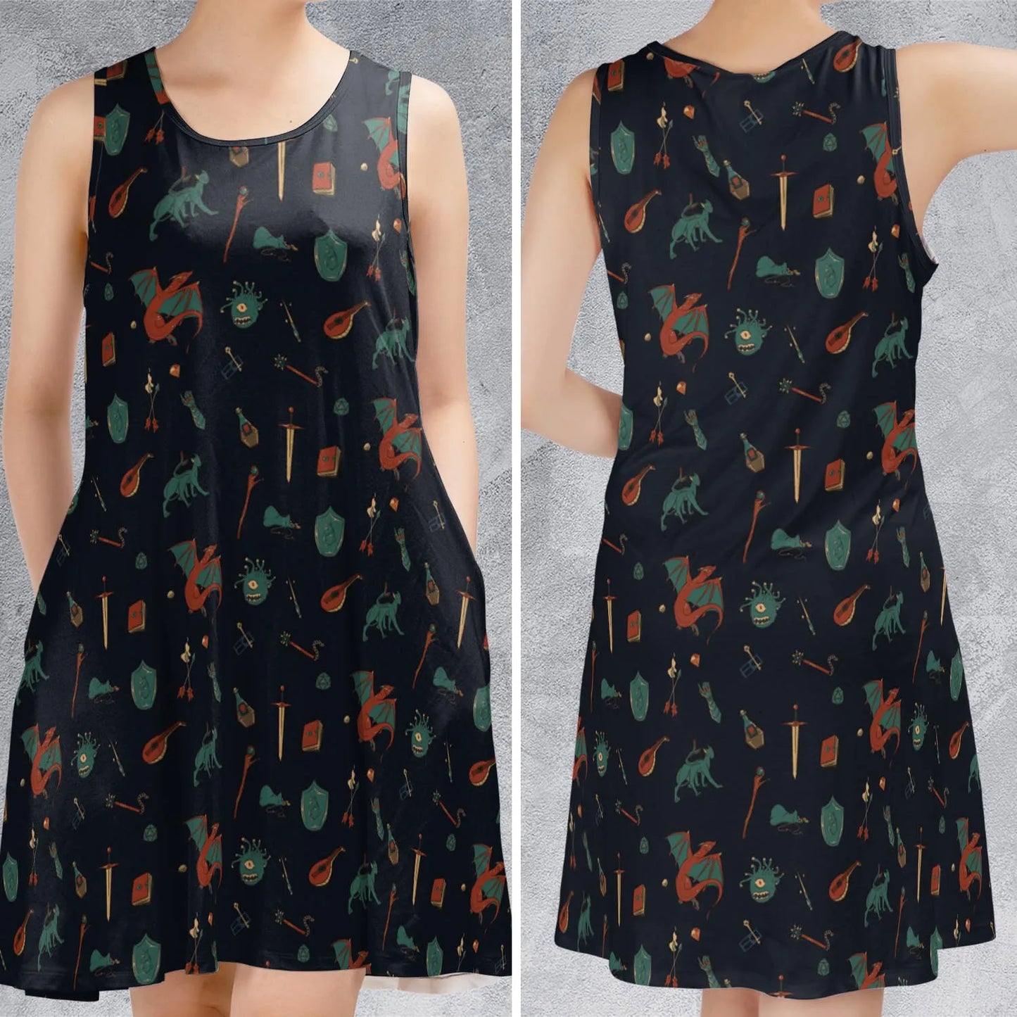 Sleeveless Dress - ETVFADQN