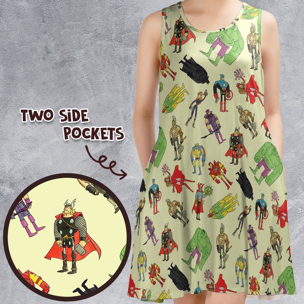 Sleeveless Dress - RHNXPDL6 -  - 1