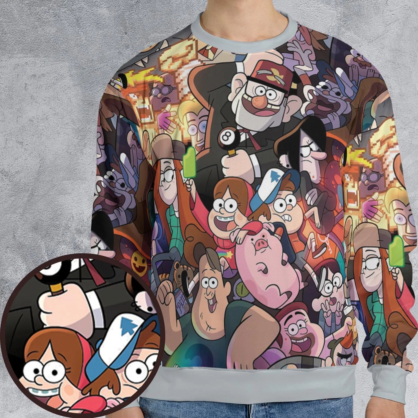 All-over Print Sweatshirt - ZWSZRY1W