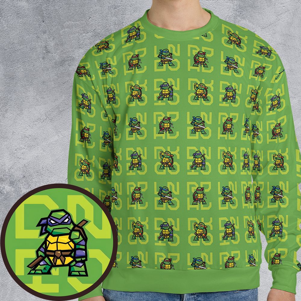 All-over Print Sweatshirt -  - 1