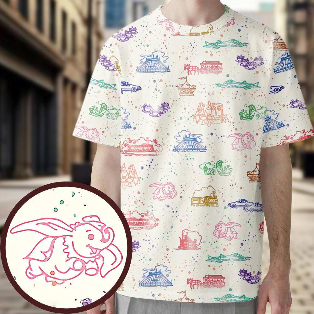 All-Over Print Unisex T-Shirt - FFE6VWE1 -  - 1