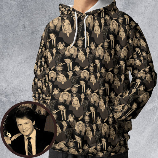 All-over Print Hoodie - UQF3J84R -  - 1