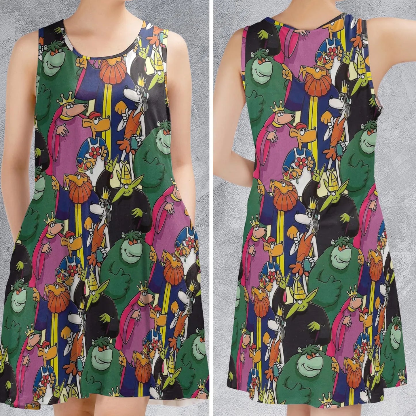 Sleeveless Dress - DJLMHRKF