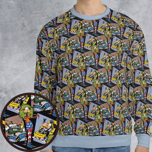 All-over Print Sweatshirt - 65S6SUZ6 -  - 1