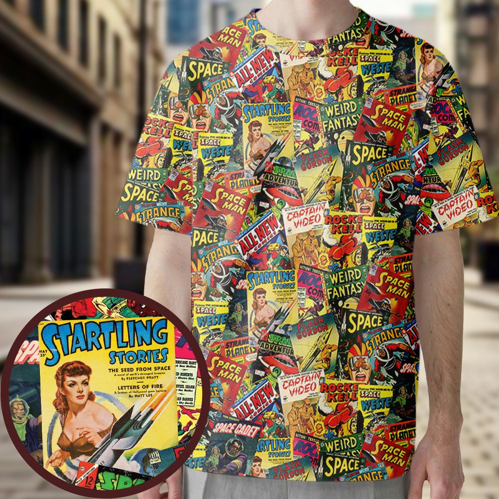All-Over Print Unisex T-Shirt - 89CPL7YY -  - 1