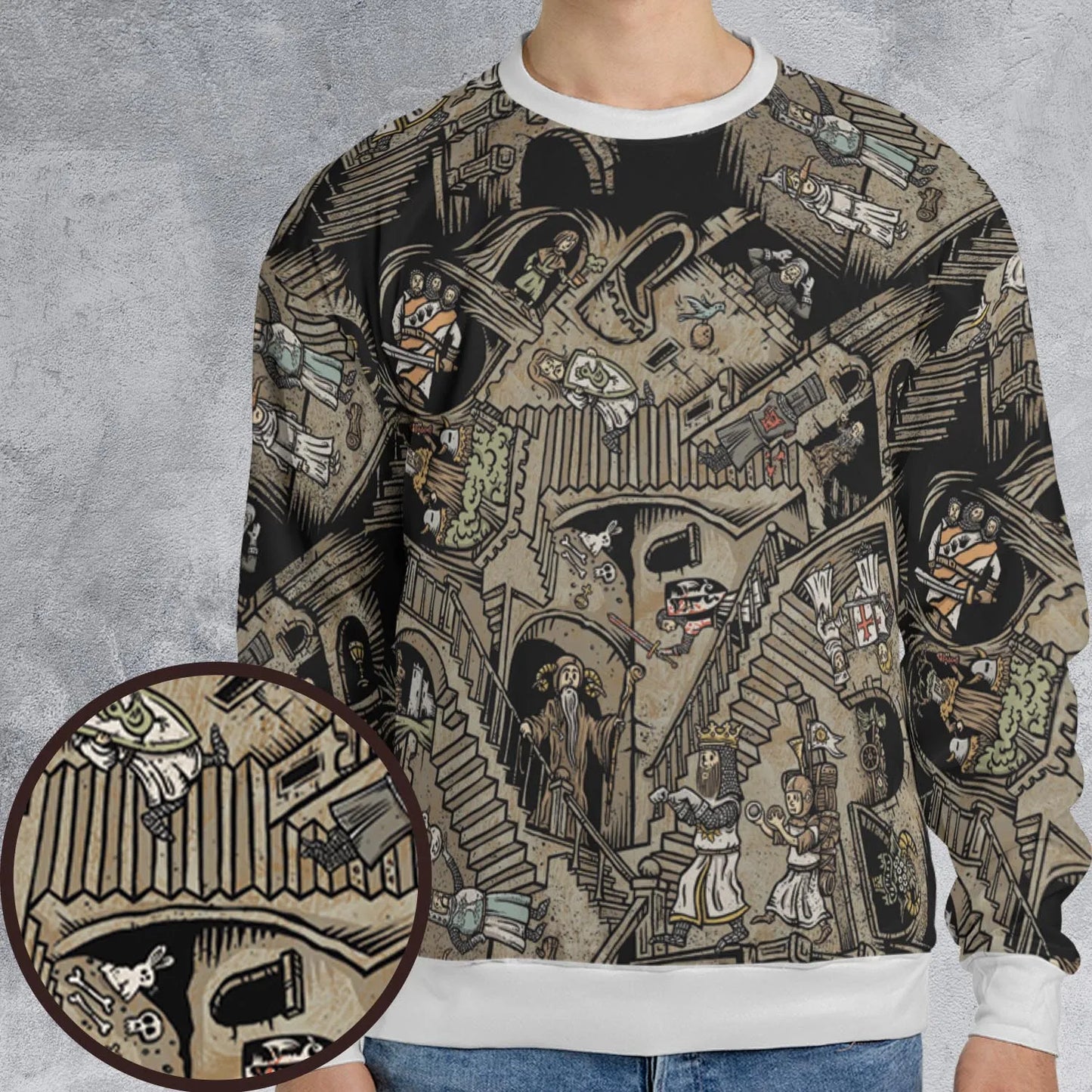 All-over Print Sweatshirt - EAE2XQMJ
