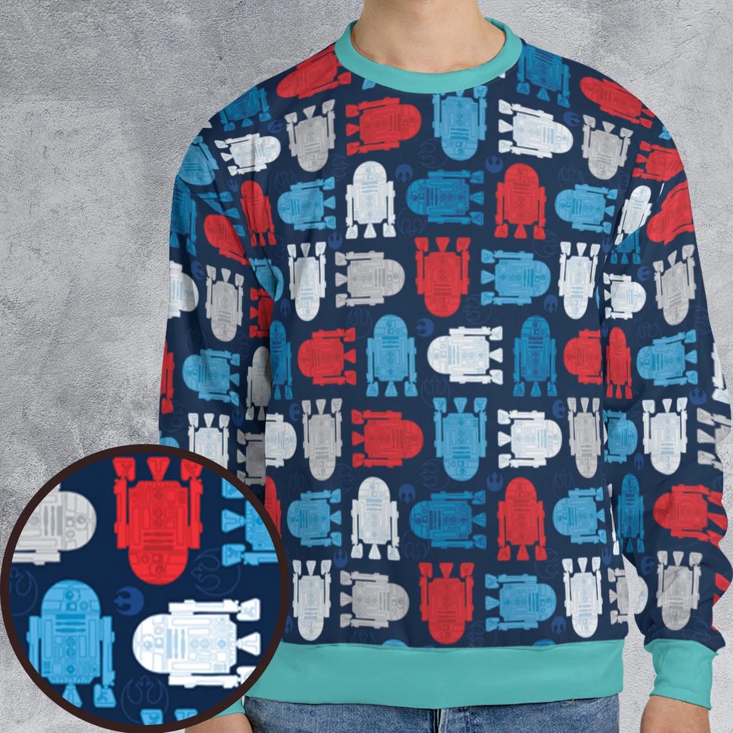 All-over Print Sweatshirt - GGMHGT5P