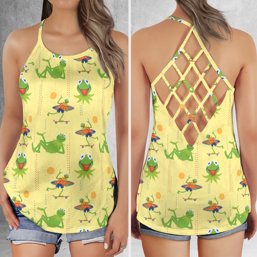 Criss Cross Tank Top - BAF58BKK -  - 1