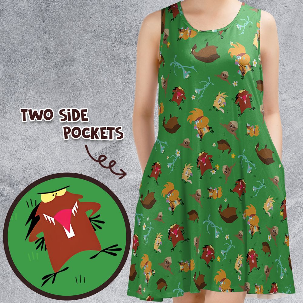Sleeveless Dress - 7CB9TEEU -  - 1