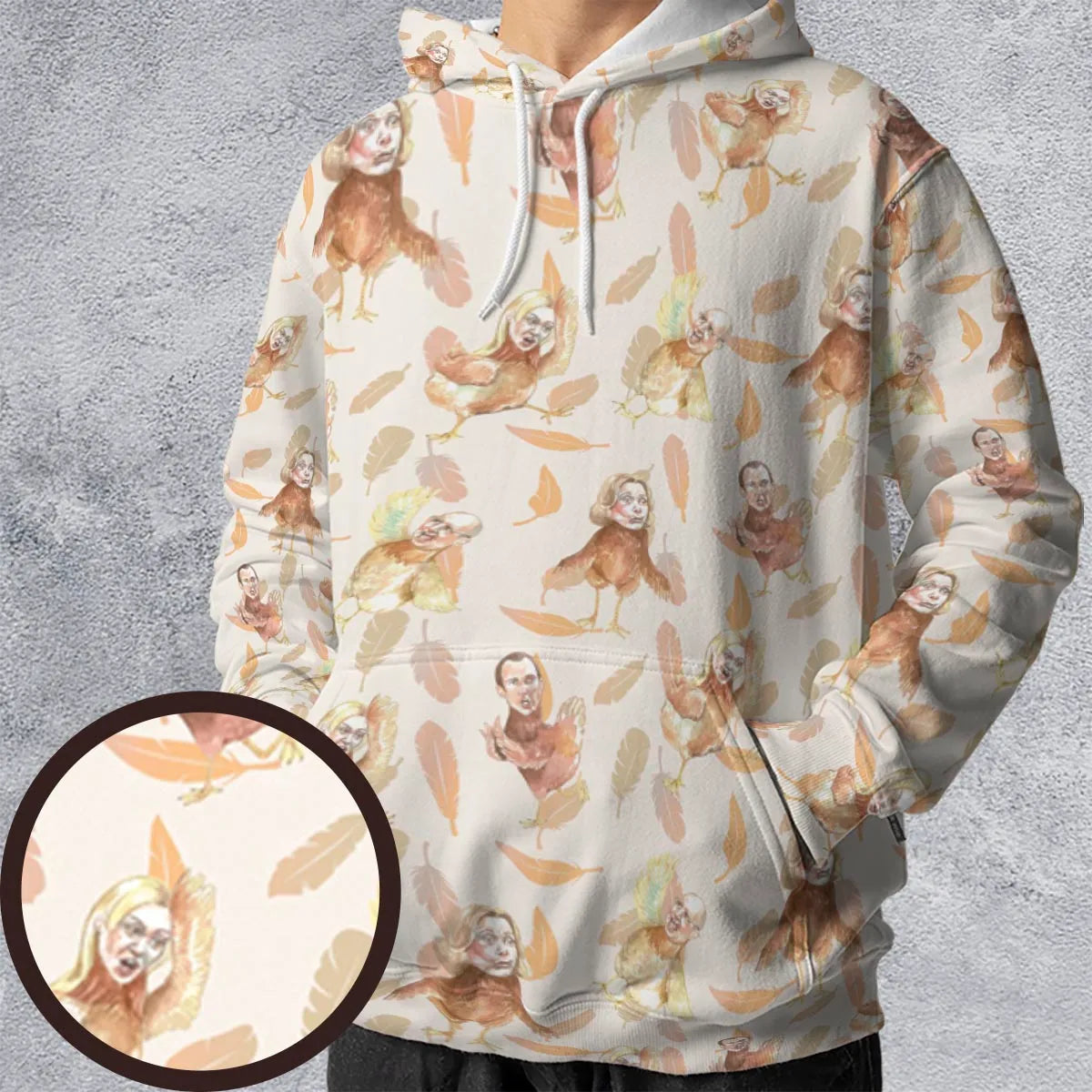 All-over Print Hoodie - KHA9WN6K