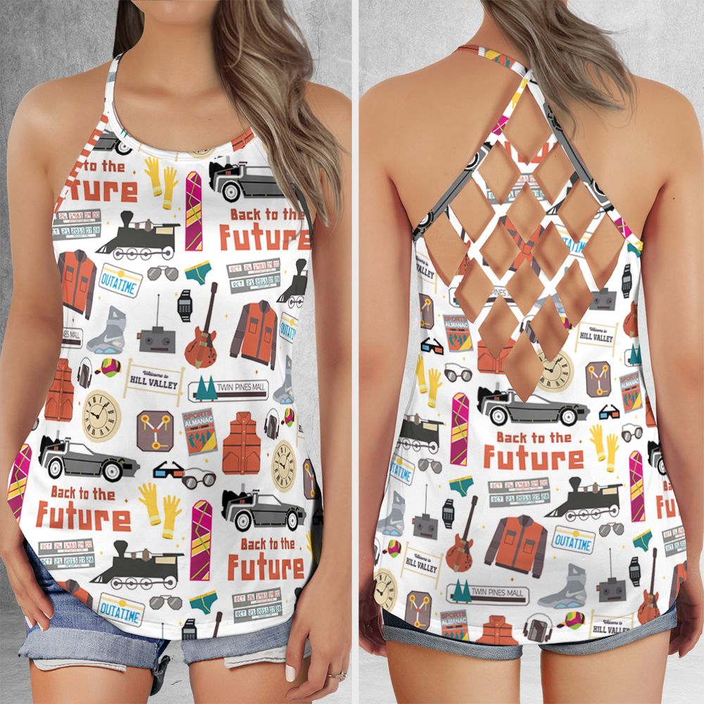 Criss Cross Tank Top - L5HFAZH8 -  - 1