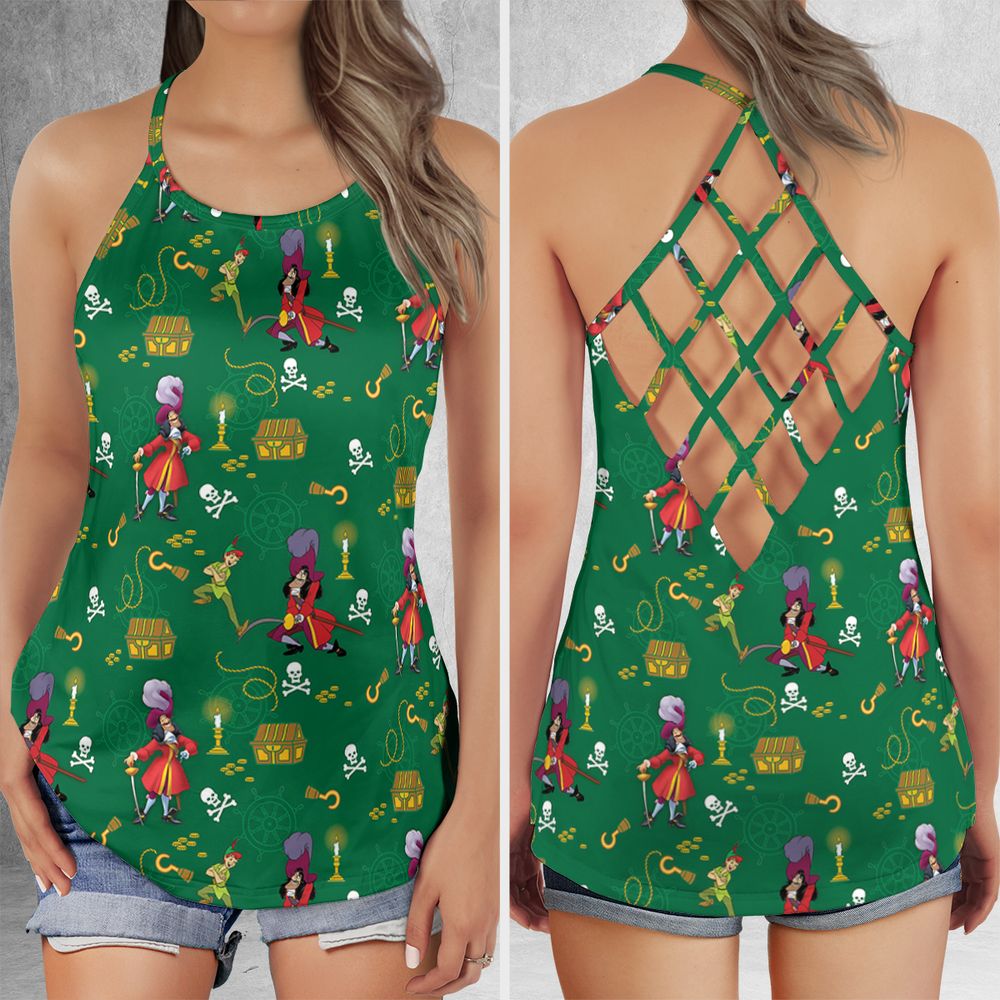 Criss Cross Tank Top - B22GF6VE -  - 1