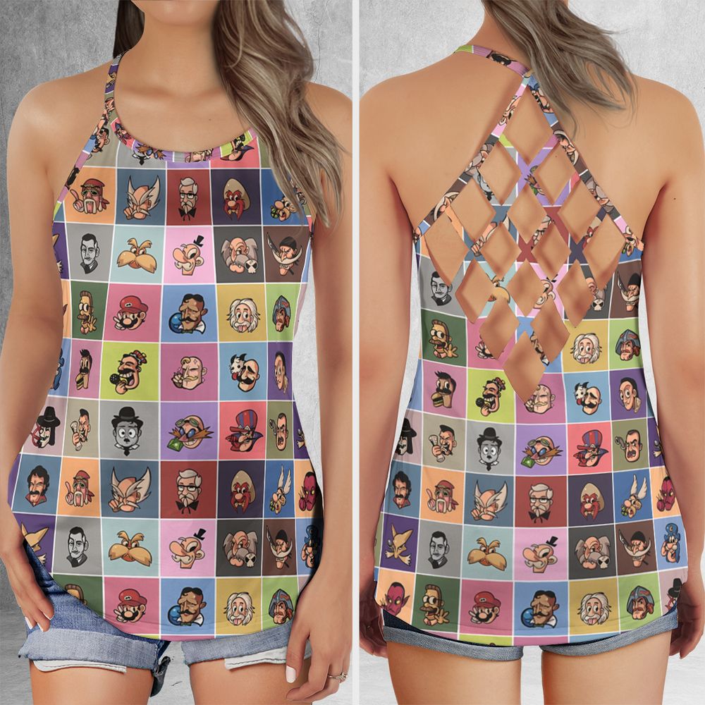 Criss Cross Tank Top - W71DYFPA -  - 1