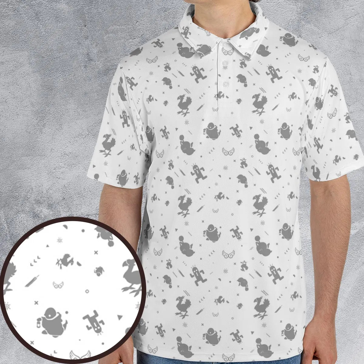 AOP Men/Women Polo Shirt - 1WNS8BJ1