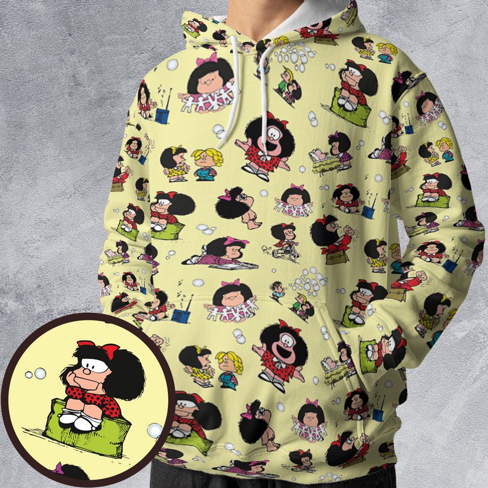 All-over Print Hoodie - 15VDKYQY -  - 1