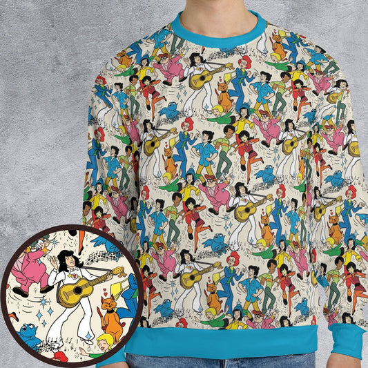 All-over Print Sweatshirt - R8SCLG5F -  - 1