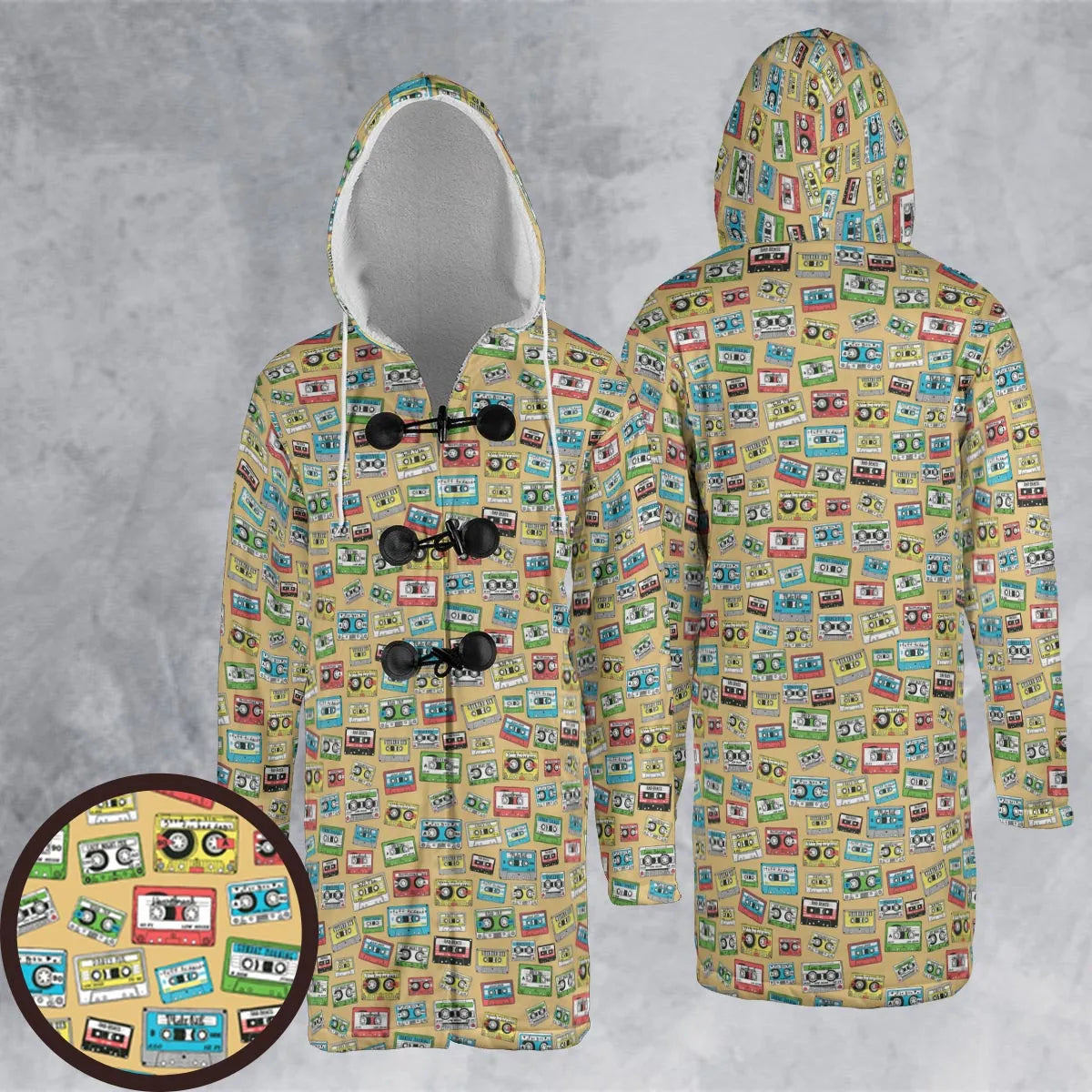 Hooded Cloak Coat - HZTB4N75